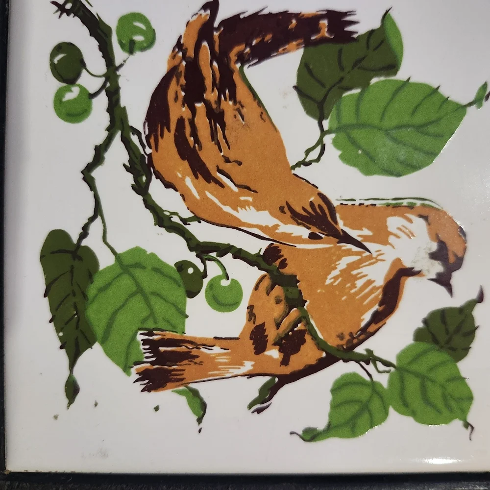 vintage trivet, produced by Holt Howard or FM Japan, ceramic
